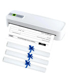 Imprimante Portable sans fil pour voyage, imprimante thermique sans encre, petite imprimante compacte, Support papier pliant/roulage/papier de tatouage My.Magzi