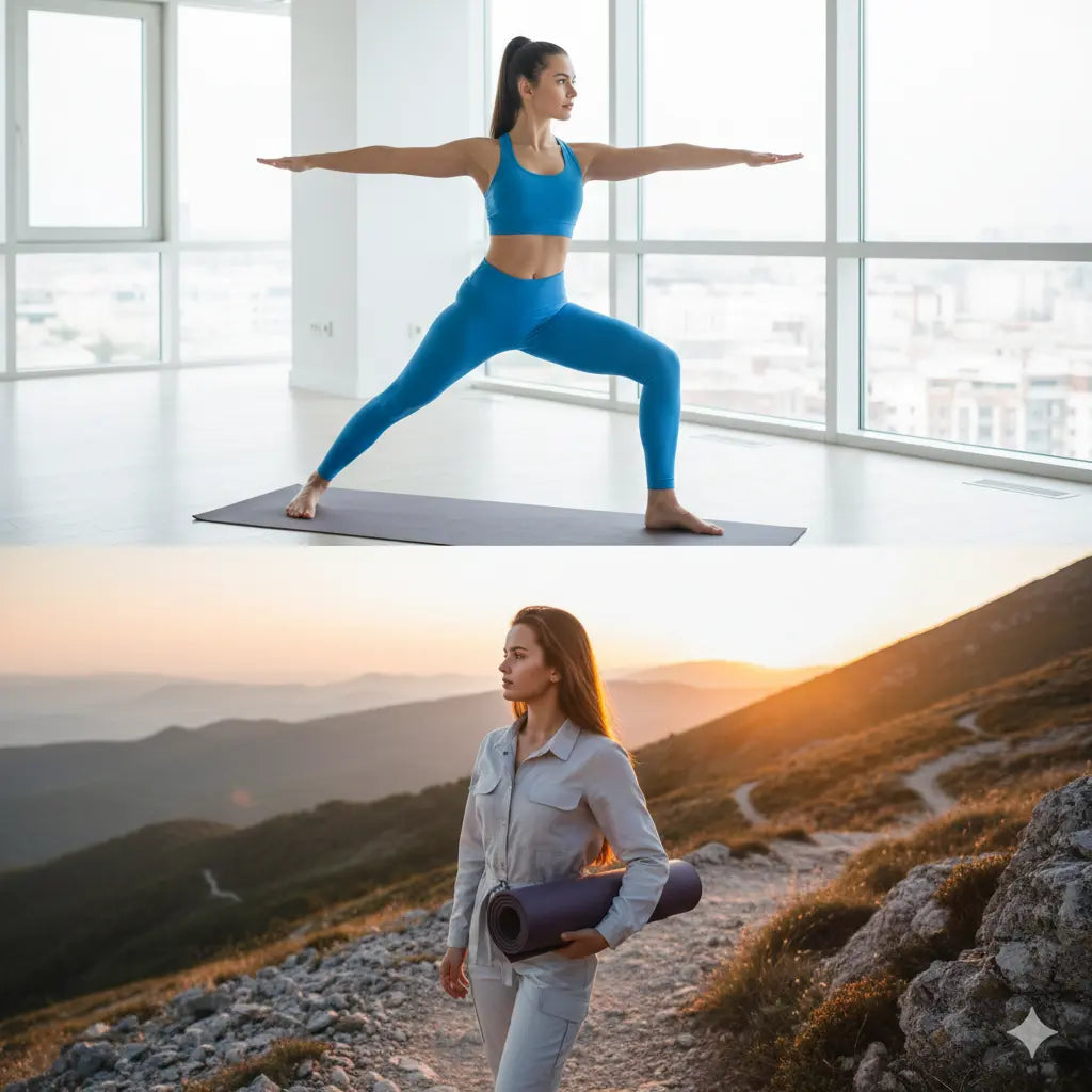 Tapis de Yoga TPE 183 cm * 57 cm tapis de sport antidérapant écologique pour l'exercice Yoga et Pilates tapis de gymnastique équipement de Fitness My.Magzi