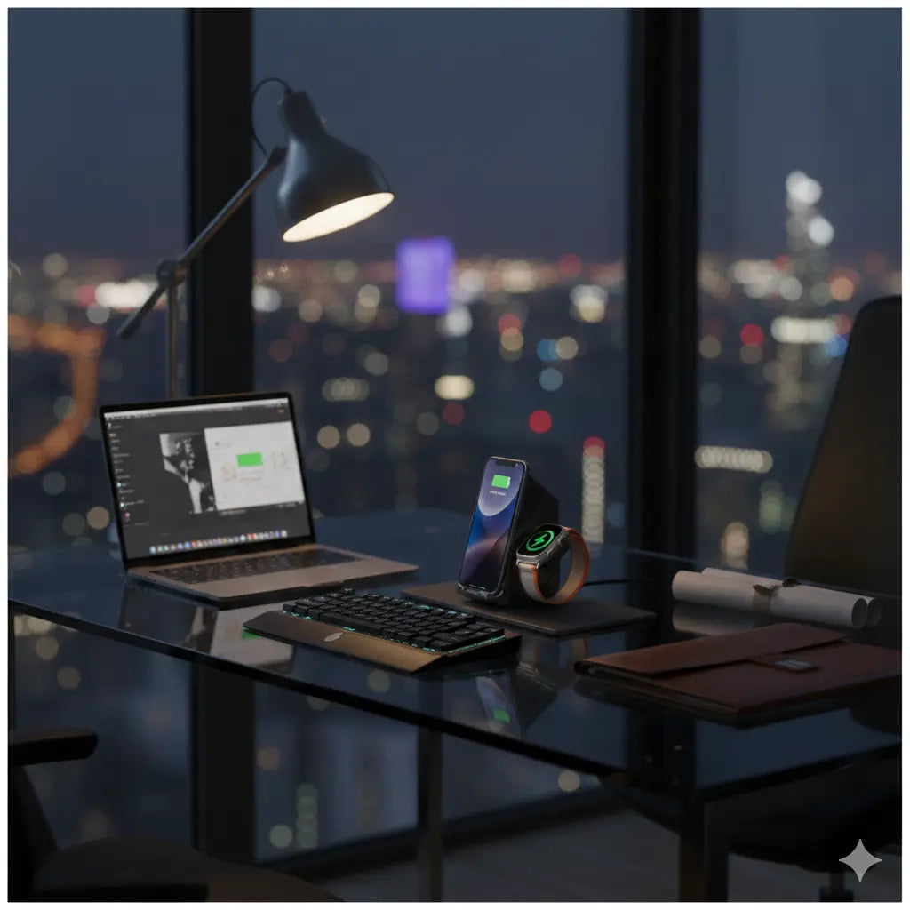 Station de recharge sans fil 3 en 1 My.Magzi