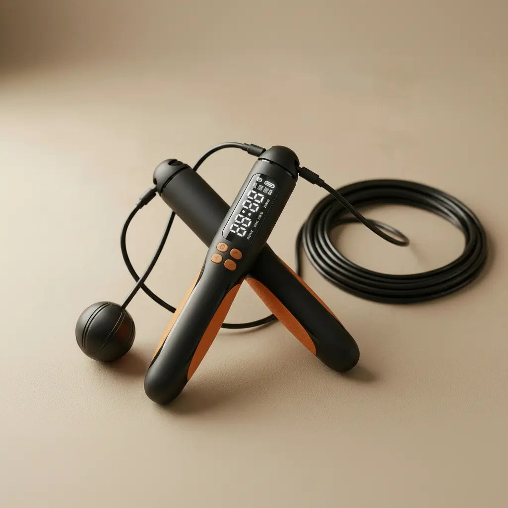 SmartJump — Corde à Sauter Intelligente 2-en-1 avec Compteur HD My.Magzi