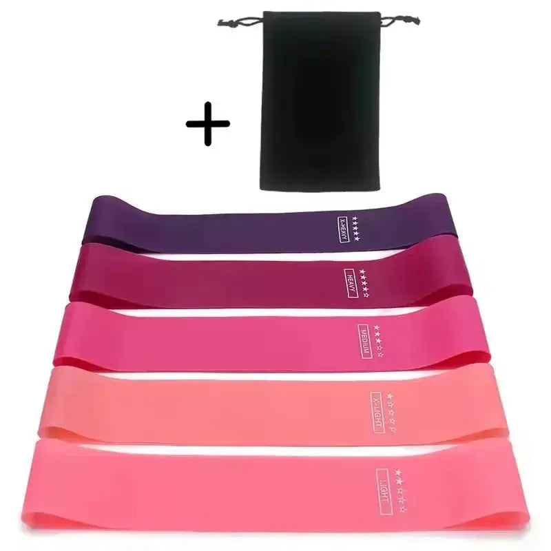 Bandes de résistance élastiques de fitness entraînement à domicile bandes de résistance de sport de yoga étirement Pilates Crossfit entraînement équipement de gymnastique My.Magzi