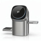 Chargeur sans fil magnétique Qi2 chargeur rapide 3 en 1 charge rapide intelligente 15W pour IPhone 12/13/14/15/16 pour Iwatch et AirPods My.Magzi