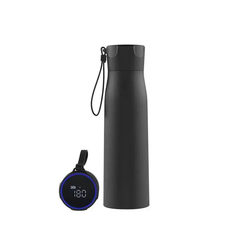 Bouteille d'eau intelligente autonettoyante UVC avec affichage de la température et rappel d'hydratation, stérilisation automatique, thermos pour le bureau, la salle de sport My.Magzi