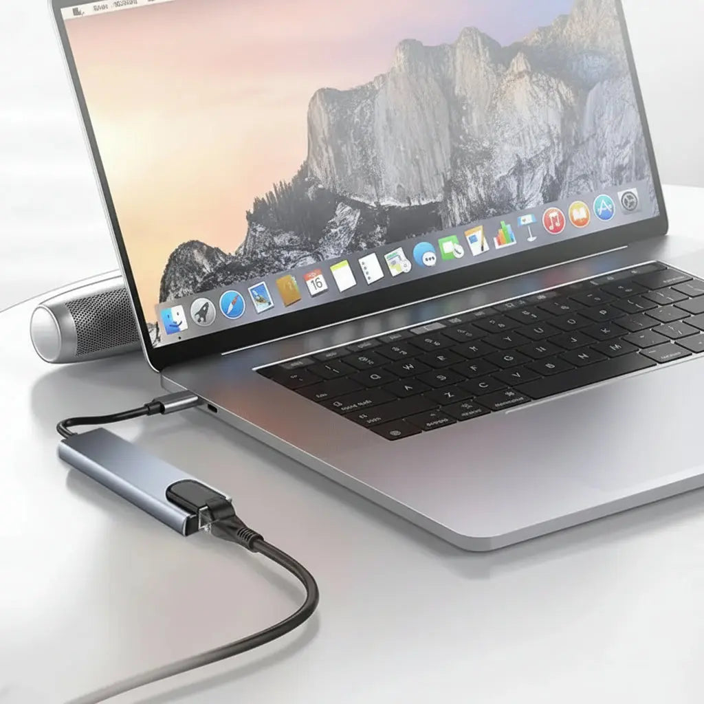 Hub adaptateur USB 8 en 1 type-c 3.1 vers 4K HDTV avec lecteur de carte SD/TF/RJ45, prend en charge la charge rapide PD My.Magzi