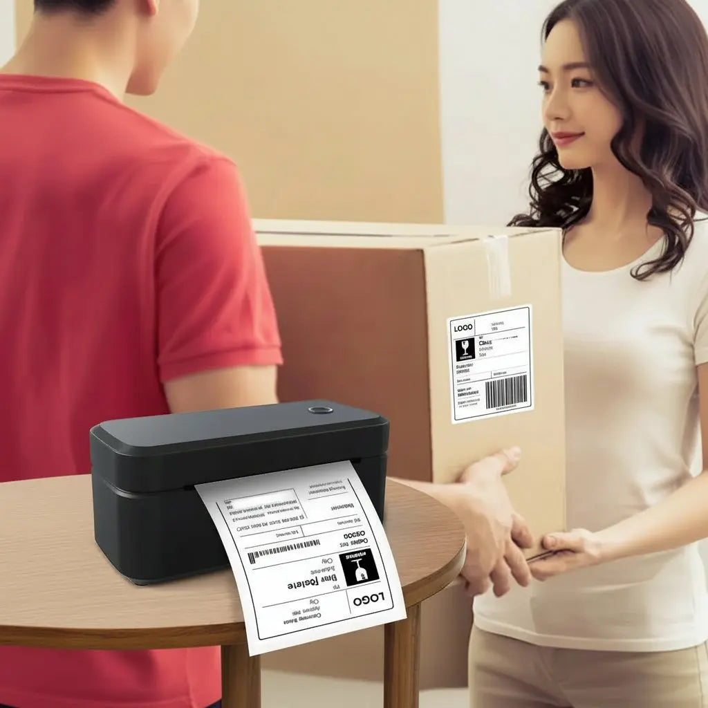 Marklife X4 imprimante d'étiquettes thermiques imprimante Portable pour 4x6 paquets d'expédition impression Bluetooth et reconnaissance automatique d'étiquettes My.Magzi