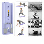 Planche de Pilates pliable, entraîneur de Fitness complet du corps avec rebond automatique, équipement d'exercice multifonctionnel pour planche abdominale My.Magzi