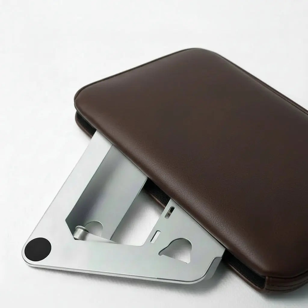 XMSJ support pour ordinateur Portable réglable en acier au carbone support pour tablette pour ordinateur Portable jusqu'à 17 pouces Macbook support de refroidissement pliable Portable My.Magzi