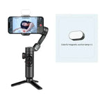 AOCHUAN stabilisateur de cardan portatif 3 axes pour Smartphone avec lumière de remplissage pour iPhone Android suivi du visage Vlog Smart XE My.Magzi