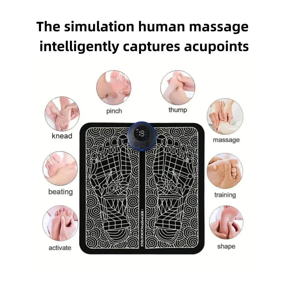Coussin de Massage musculaire des pieds, chargement USB, semelle électrique, outil de Massage, coussin de Massage musculaire, entraîneur de relaxation pour Massage, Fitness, Sport My.Magzi