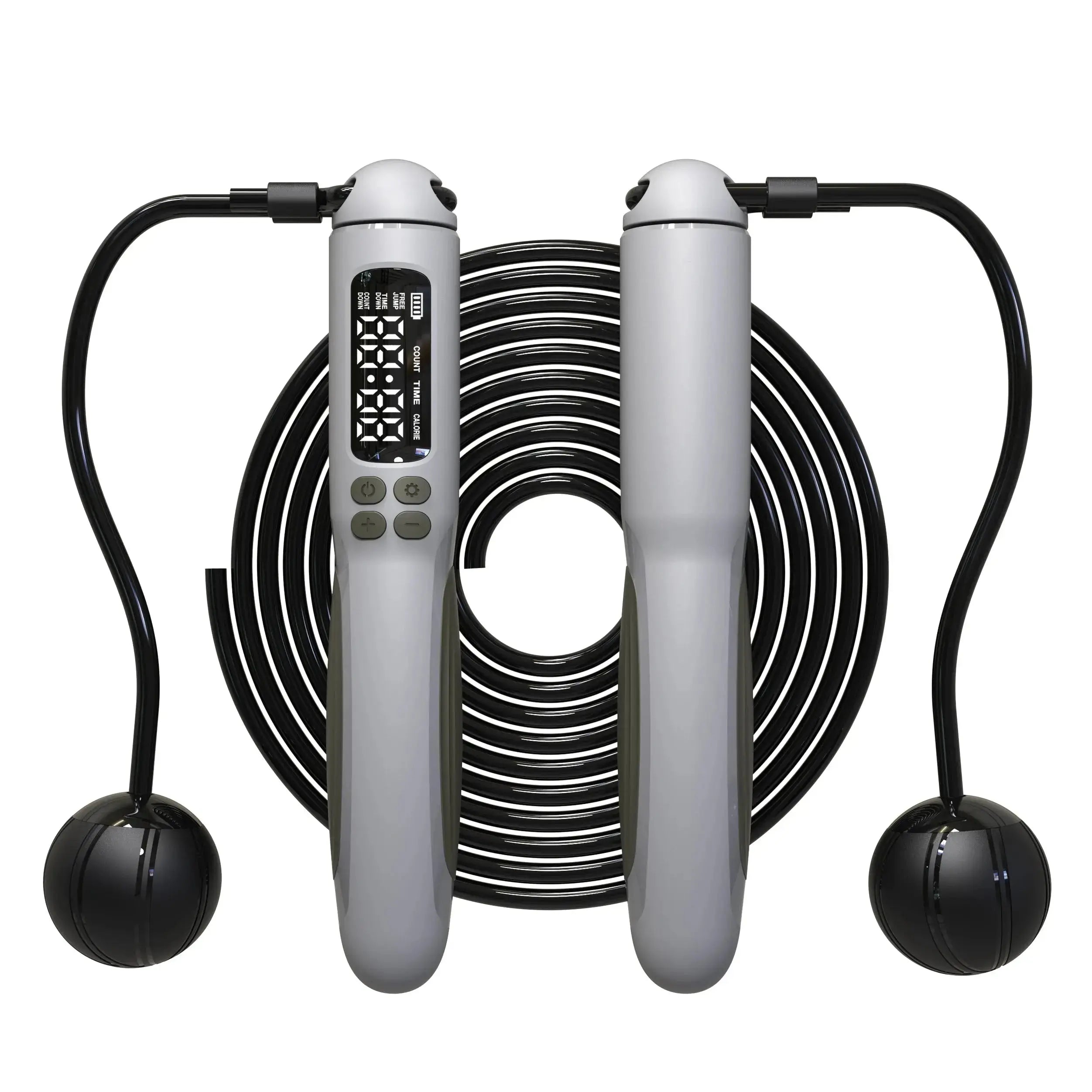 Corde à sauter intelligente 2 en 1, avec compteur numérique, écran HD, batterie Rechargeable pour le Fitness intérieur/extérieur My.Magzi