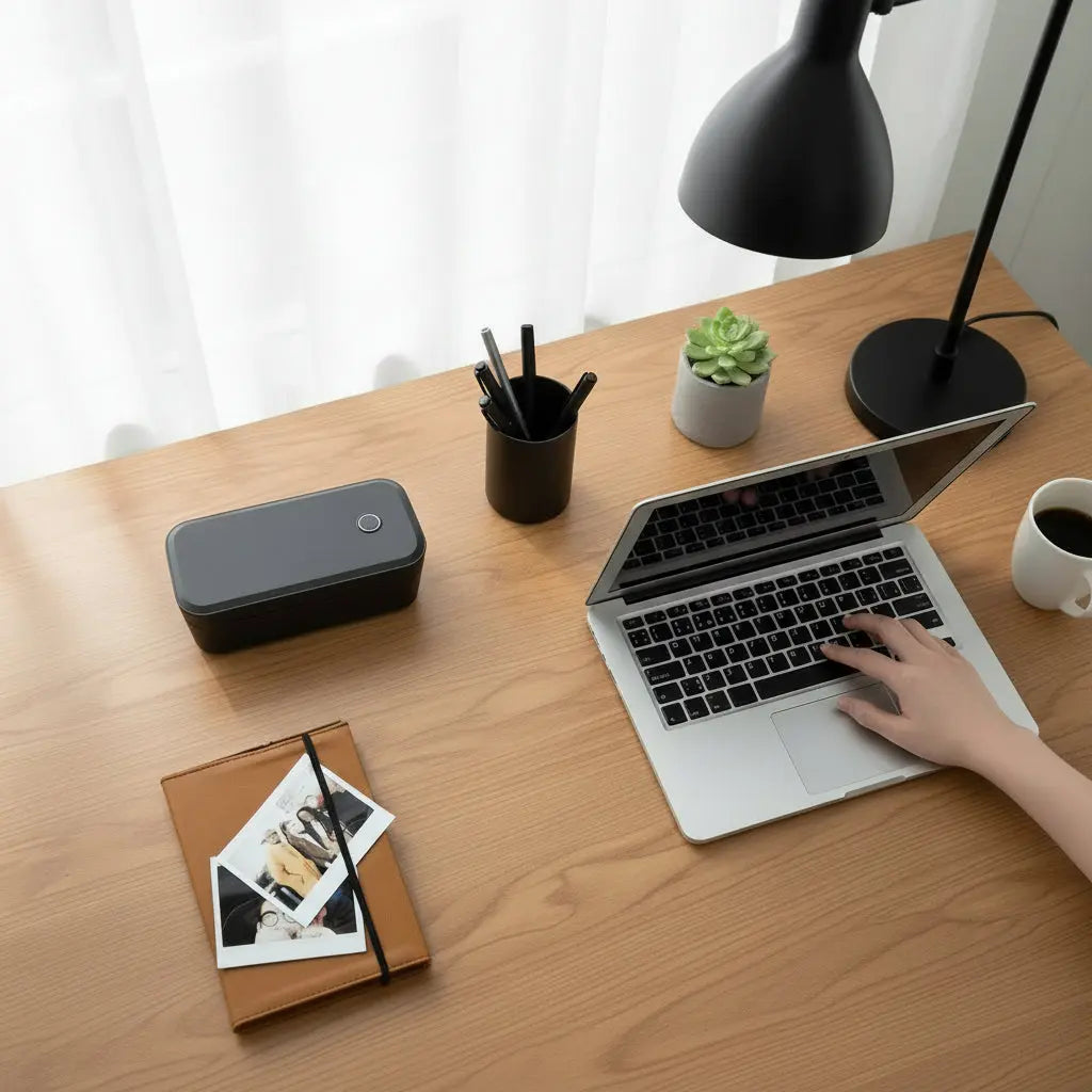 Marklife X4 imprimante d'étiquettes thermiques imprimante Portable pour 4x6 paquets d'expédition impression Bluetooth et reconnaissance automatique d'étiquettes My.Magzi