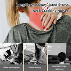 Masseur de cou électrique à micro-courant, multi-têtes interchangeables, sans fil, pétrissage, shiatsu, chauffant, vibrant, pour le cou et les épaules My.Magzi