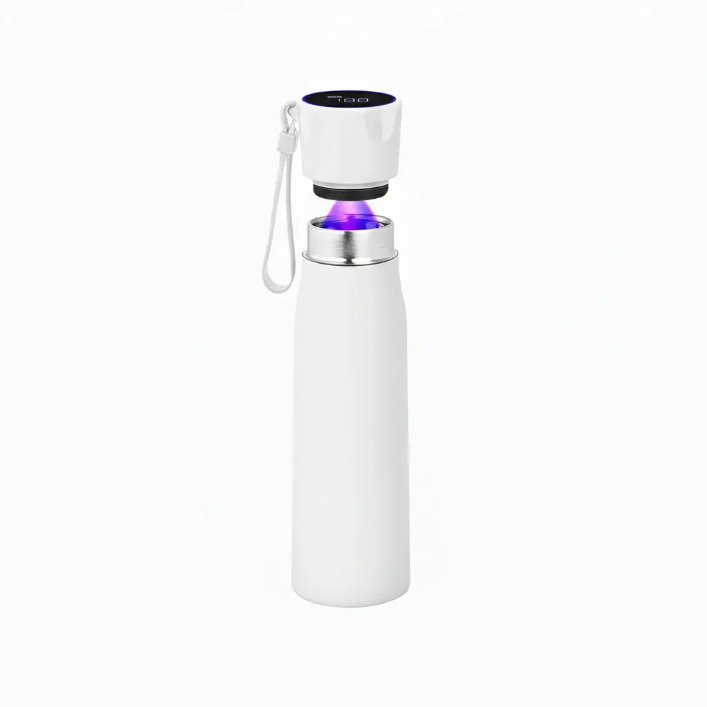 Bouteille d'eau intelligente autonettoyante UVC avec affichage de la température et rappel d'hydratation, stérilisation automatique, thermos pour le bureau, la salle de sport My.Magzi