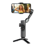 AOCHUAN stabilisateur de cardan portatif 3 axes pour Smartphone avec lumière de remplissage pour iPhone Android suivi du visage Vlog Smart XE My.Magzi