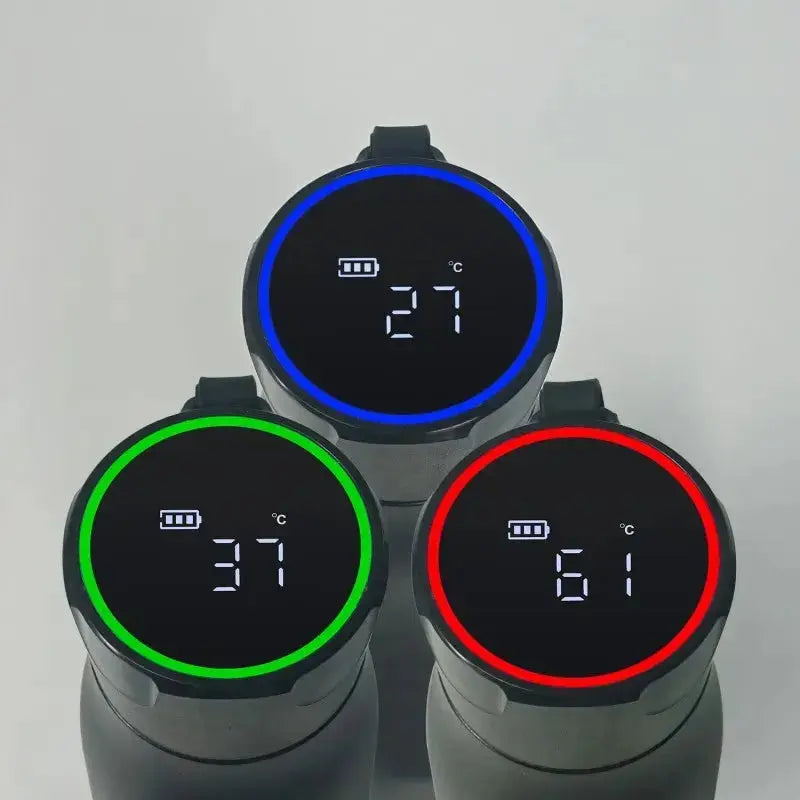Bouteille d'eau intelligente autonettoyante UVC avec affichage de la température et rappel d'hydratation, stérilisation automatique, thermos pour le bureau, la salle de sport My.Magzi