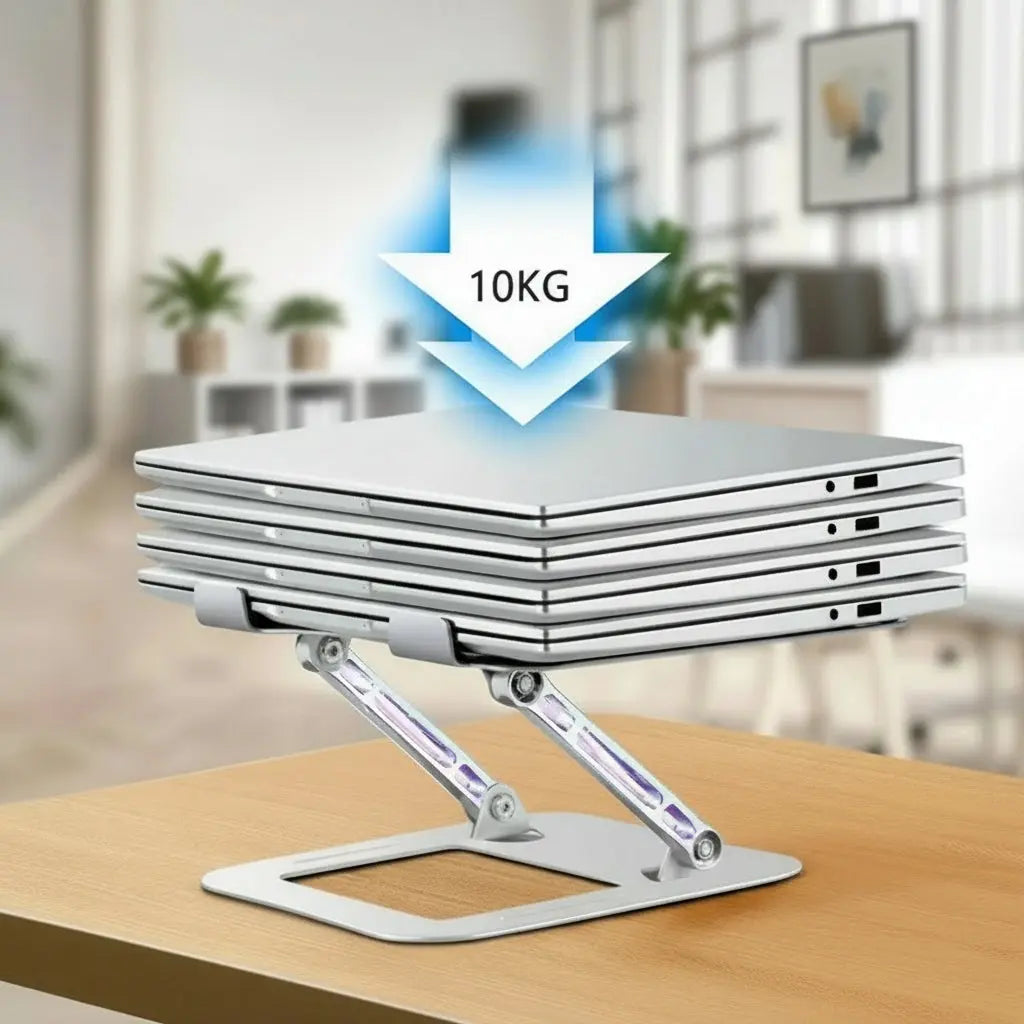 XMSJ support pour ordinateur Portable réglable en acier au carbone support pour tablette pour ordinateur Portable jusqu'à 17 pouces Macbook support de refroidissement pliable Portable My.Magzi