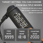 Corde à sauter intelligente 2 en 1, avec compteur numérique, écran HD, batterie Rechargeable pour le Fitness intérieur/extérieur My.Magzi
