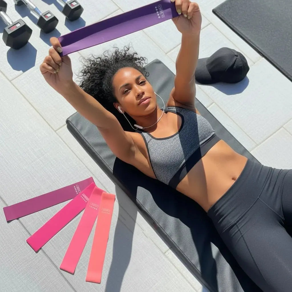 Bandes de résistance élastiques de fitness entraînement à domicile bandes de résistance de sport de yoga étirement Pilates Crossfit entraînement équipement de gymnastique My.Magzi