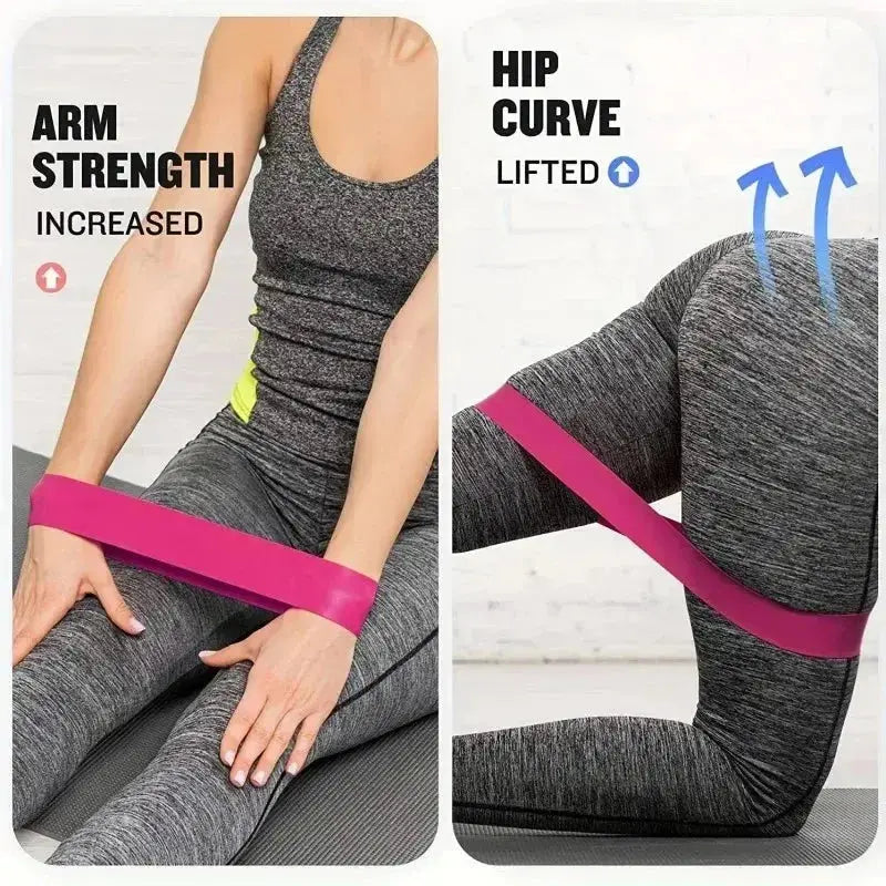 Bandes de résistance élastiques de fitness entraînement à domicile bandes de résistance de sport de yoga étirement Pilates Crossfit entraînement équipement de gymnastique My.Magzi